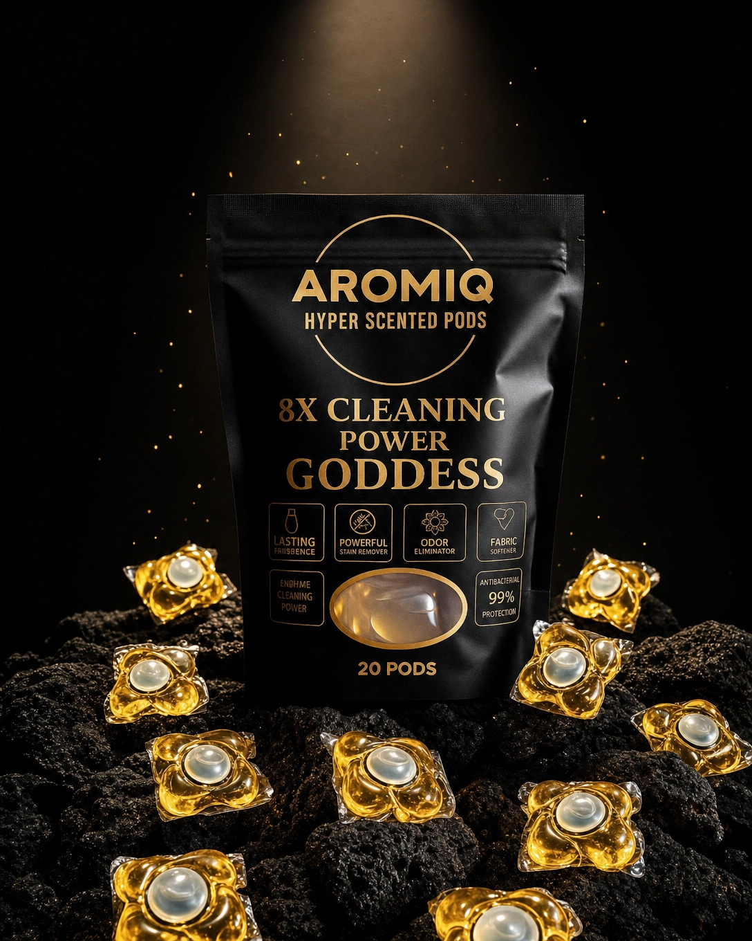 Aromiq™ Goddess – Hyper Scented Laundry Pods - 20 Count - First Edition