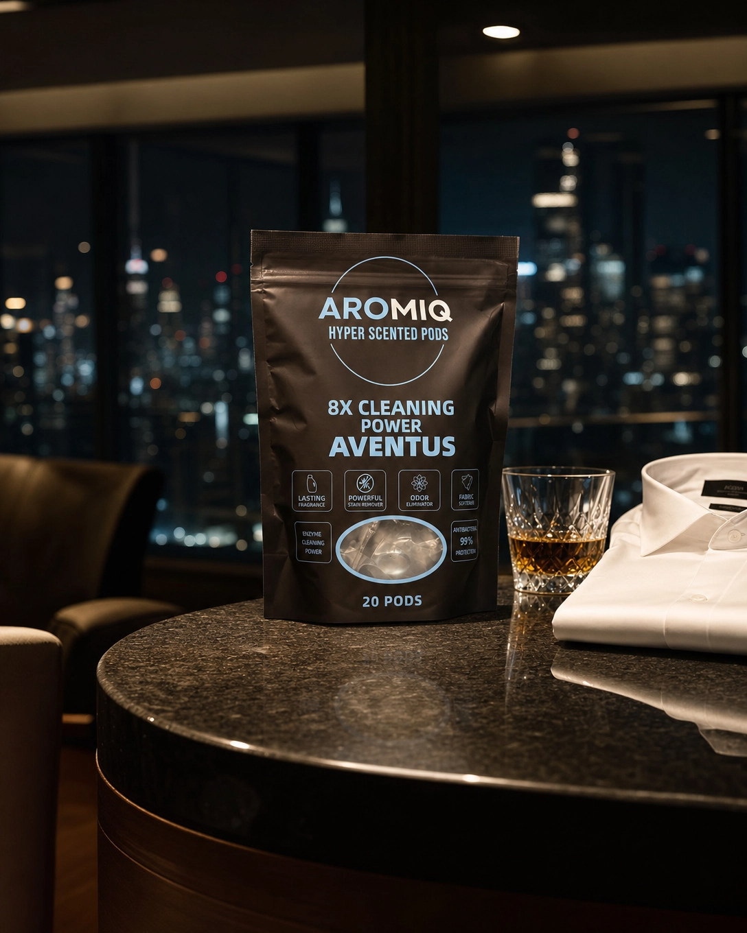 Aromiq™ Aventus - Hyper Scented Laundry Pods 20 Count - First Edition
