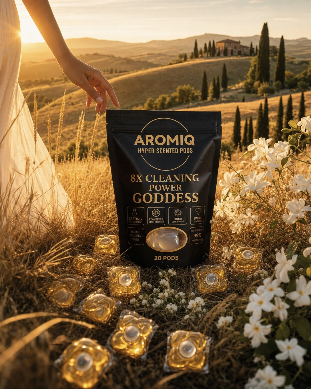 Aromiq™ Goddess – Hyper Scented Laundry Pods - 20 Count - First Edition